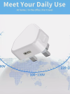 USB Port Fast Charger Adaptor UK Mains Wall 3 Pin Plug for Phone Tablet - Image 7